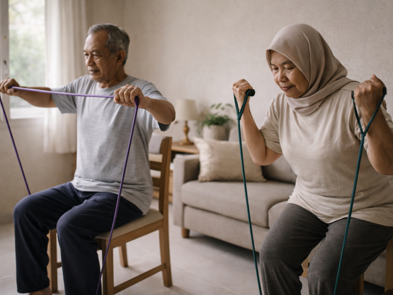 5 Tren Lansia Cegah Sarcopenia Tetap Kuat