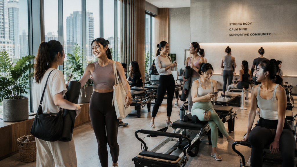Yoga dan Pilates Gantikan Nongkrong Kafe: Tren Akhir Pekan Perempuan 2026 3 Gen Z perempuan Indonesia memilih olahraga komunitas pada akhir pekan