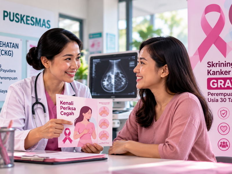Skrining Kanker Payudara Gratis, Perempuan di Atas 30 Tahun Wajib Tahu